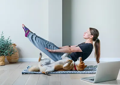 Le doga ou yoga des chiens pour un travail de détente